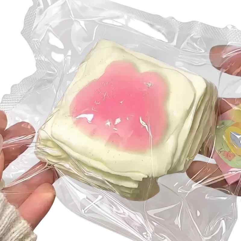 CHALAN スクイーズ ビッグサイズ おもちゃ もちもち ぷにぷに 水感 癒し系 かわいい ストレス解消 肉球 牛乳ケーキ デザート ウサギ ふわもち 面白い 玩具 柔らかい 触感いい 握る玩具 感覚お astershop-10736970 アスターショップ サンプル画像3