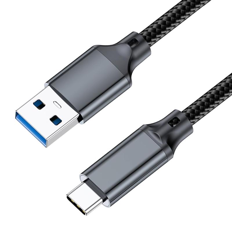 USB Type-C ケーブル USB-A to C ケーブル 10Gbps高速データ転送 3A/60W急速充電 USB 3.2(Gen2) QC3.0対応 ノートPC/タブレット/スマートフォン等USB-Cデバイス対応