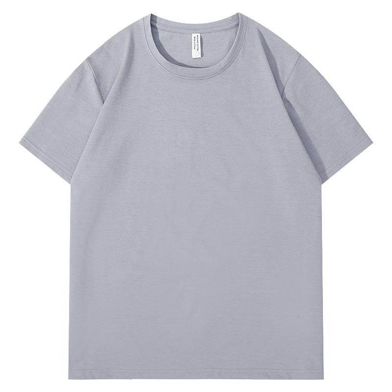 ・カテゴリ: Tシャツ・スタイル: カジュアル・主な素材: ナイロン81%-90%・柄: 無地・シルエット: 標準・ターゲット: メンズ、ユース・デザイン: プルオーバー・ネックライン: クルーネック・袖丈: 半袖・フード: なし・生地の厚さ: 薄手・素材の特徴: 接触冷感（アイスシルク）・利用シーン: スポーツ・カラー展開: ホワイト、ブラック、グレー、シーグリーン、ライトブルー・サイズ展開: L、XL、XXL、XXXL、4XL、5XL・袖型: レギュラースリーブ・生地重量: 180g-250g・機能性: 速乾、通気性、高伸縮、接触冷感