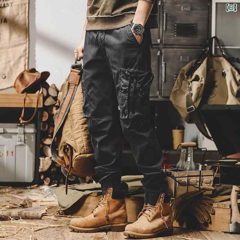 カーゴパンツ メンズ 冬 暖かい タクティカルパンツ ワークパンツ ストレート ミリタリー ロングパンツ ボトムス 防寒 撥水 普段使い アウトドア キャンプ 登山 自転車 作業用 カジュアル 20代 30代 40代 astershop-10763602 アスターショップ サンプル画像2