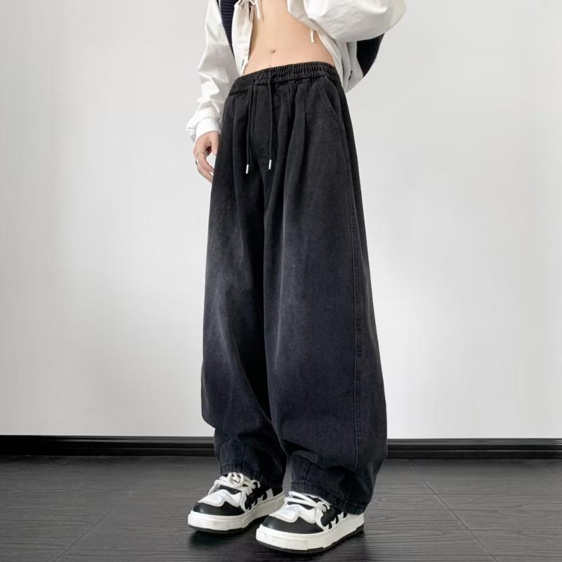 ・スタイル: ストリート・シルエット: ストレート・加工: ウォッシュ加工、ノーアイロン加工・パンツ丈: ロングパンツ・ウエスト: ミドルウエスト・生地の厚さ: 普通・サイズ誤差範囲: 1-3cm・対象: ティーン、メンズ、大人・生地素材: デニム・主な素材: 綿 60%-75%・着用シーン: カジュアル・デザイン詳細: マルチポケット・伸縮性: 微弱な伸縮性・裾のスタイル: ストレート・カラー展開: ブラック、ブルー・サイズ展開: S、M、L、XL、XXL、XXXL・カテゴリ: デニムパンツ