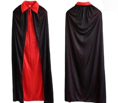 仮装 リバーシブル 黒 赤 ロング マント 吸血鬼 ドラキュラ コスプレ パーティー ハロウィン 必需品 astershop-10771662 アスターショップ パッケージ画像