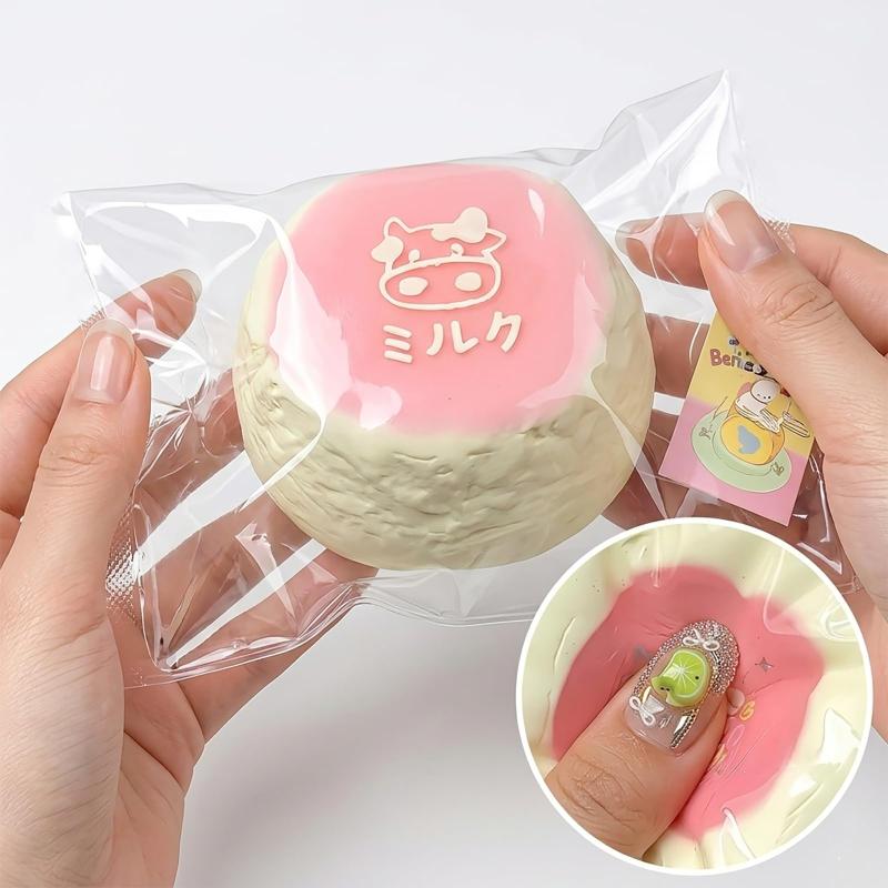 スクイーズケーキ おもちゃ もちもち 水感スクイーズ ぷにぷに 食品グレードシリコン 手作り 低反発 新感触 ストレス解消 暇つぶし 減圧グッズ 子供 大人 兼用 astershop-10781738 アスターショップ サンプル画像2