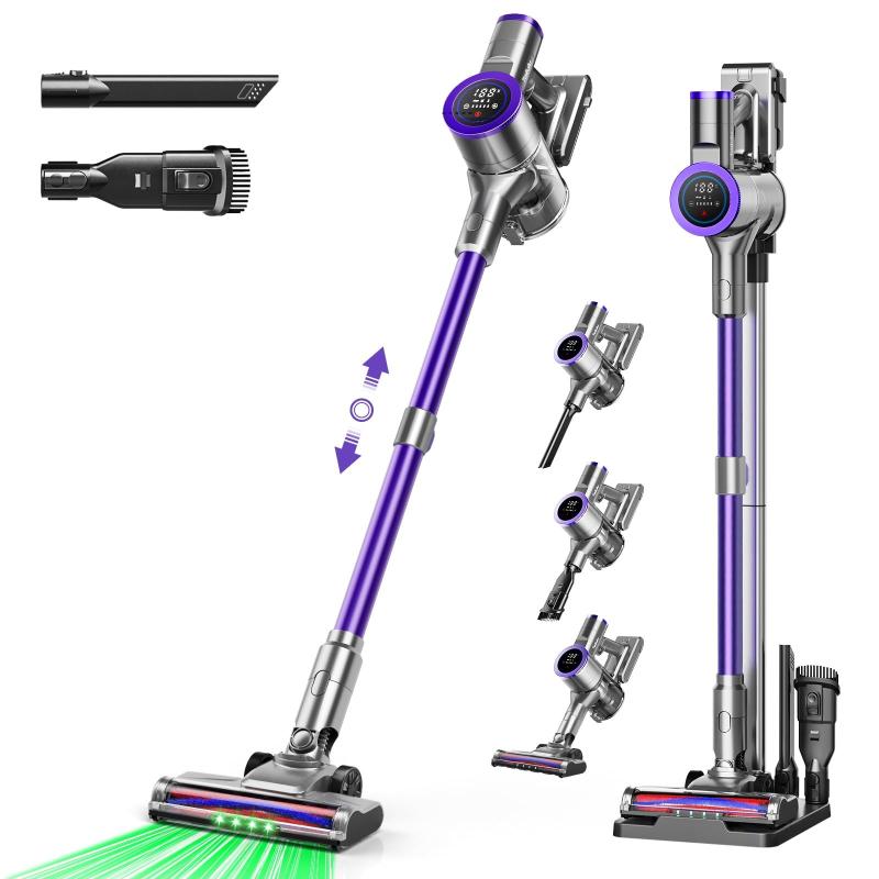 掃除機 コードレス【2027先行発売188000Kpa超強力吸引自走式業界初AIホコリ自動検知自立式LED液晶ディスプレイ充電収納スタンド astershop-10788171 アスターショップ パッケージ画像