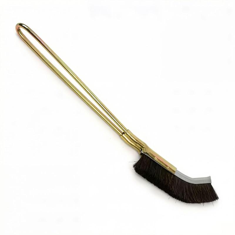 yelingzhi J型ブラシ 掃除ブラシ ナイロン 柄鉄にメッキしました キッチンの排水口や水道蛇口などの水回り、コンロや電子レンジ、冷蔵庫の隙間用