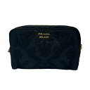 プラダ PRADA 化粧ポーチ ポーチ ナイロン ブラック レディース 送料無料【中古】 z0315