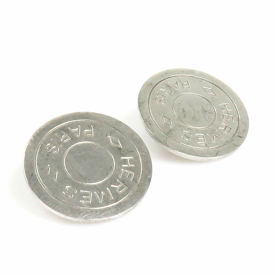 エルメス HERMES イヤリング BIJOUTERIE FANTAISE セリエ メタル シルバー レディース 送料無料【中古】 g2820a