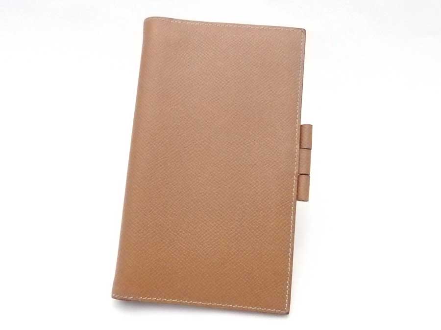 エルメス HERMES 手帳カバー ノートカバー アジェンダカバー レザー ブラウン ユニセックス 送料無料【中古】 e54869f