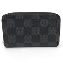 ルイ ヴィトン LOUIS VUITTON コインケース ダミエグラフィット ジッピーコインパース ダミエグラフィットキャンバス ダークグレー メンズ N63076 送料無料【中古】 h29161f