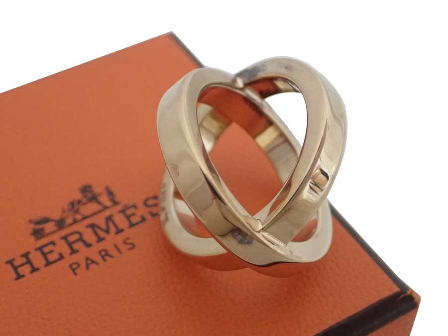 エルメス HERMES スカーフリング Bijouterie Fantaise メタル ゴールド レディース 送料無料【中古】 e53712a