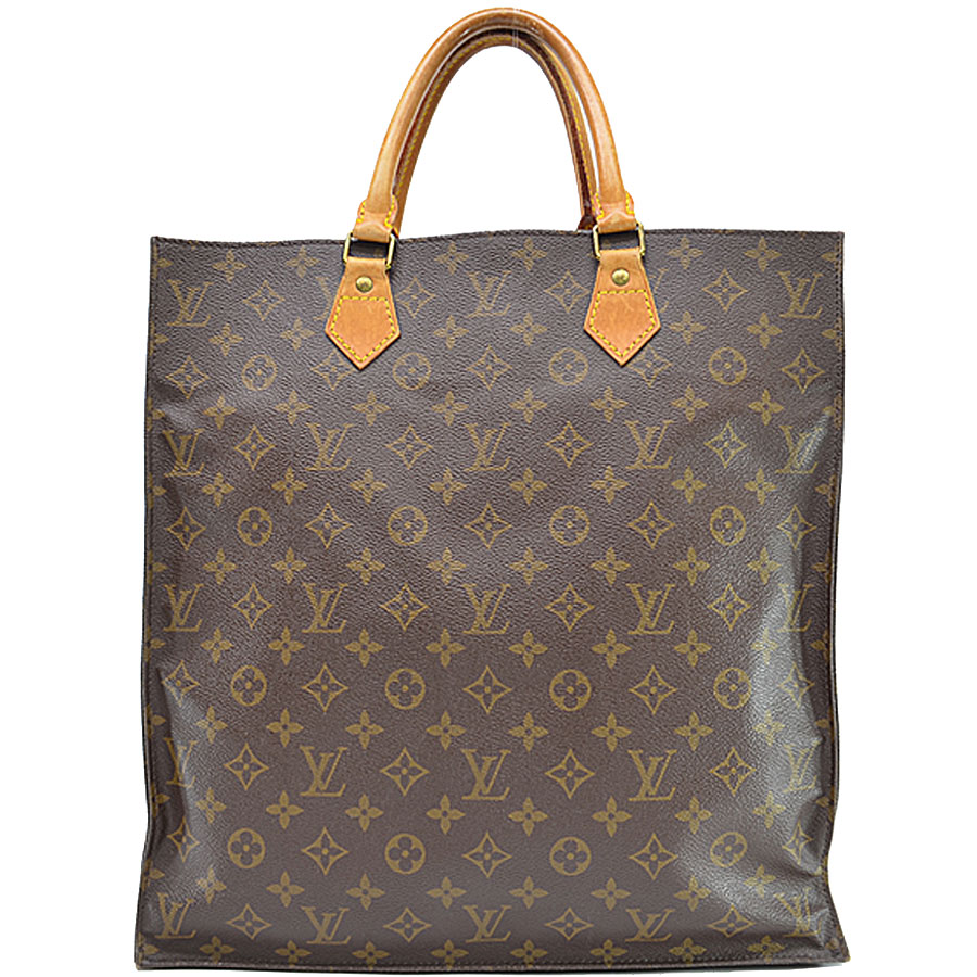 ルイ ヴィトン LOUIS VUITTON トートバッグ ハンドバッグ モノグラム サックプラ モノグラムキャンバス モノグラム ゴールド ユニセックス M51140 送料無料【中古】 k10289