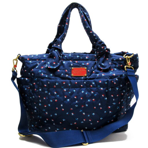 マークバイマークジェイコブス MARC BY MARC JACOBS ハンドバッグ 斜め掛けショルダーバッグ ナイロン ブルー レディース 送料無料【中古】 t18843a マークバイマークジェイコブス MARC BY MARC JACOBS ハンドバッグ 斜め掛けショルダーバッグ ナイロン ブルー レディース 送料無料【中古】 t18843a