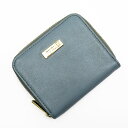 フルラ Furla 二つ折り財布 レザー ライトブルー レディース 送料無料【中古】 t18878a
