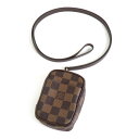 ルイ ヴィトン LOUIS VUITTON ポーチ ポシェット ダミエ エテュイ オカピPM ダミエキャンバス エベヌ ユニセックス N61738 送料無料【中古】 h29540g