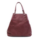 ボッテガヴェネタ BOTTEGAVENETA ハンドバッグ イントレチャート レザー ボルドー レディース 送料無料【中古】 99636g