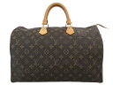 ルイ ヴィトン LOUIS VUITTON ハンドバッグ モノグラム スピーディ40 モノグラムキャンバス ブラウン ユニセックス M41522 送料無料【中古】 e54796a