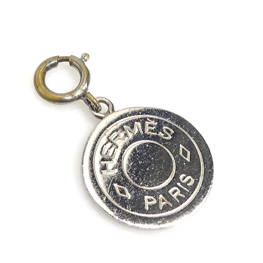 エルメス HERMES ペンダントトップ BIJOUTERIE FANTAISE Selle メタル シルバー レディース 送料無料【中古】 e56887i