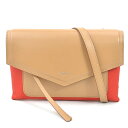 ジバンシィ GIVENCHY 斜め掛けショルダーバッグ レザー レッド×キャメル レディース 送料無料【中古】 h29841g(4)