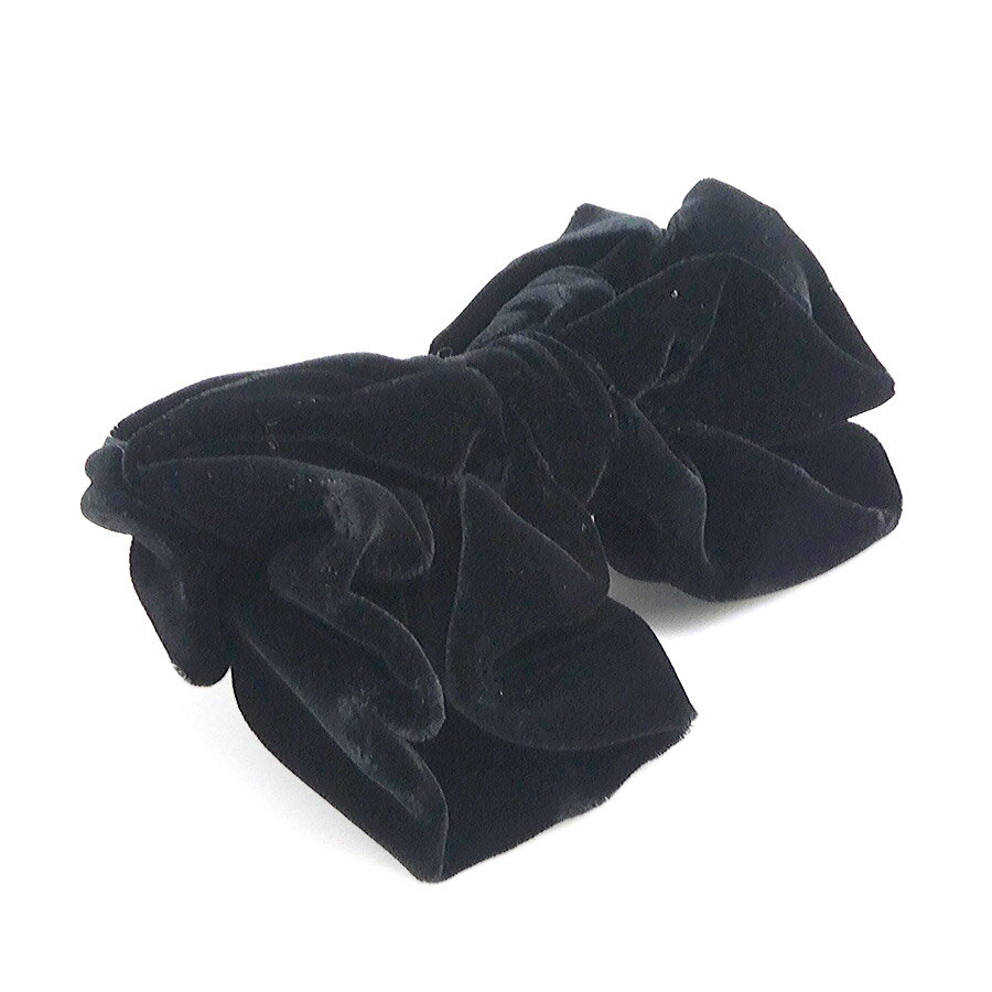 フォクシー FOXEY バレッタ ベロア ブラック レディース 送料無料【中古】 h30037f