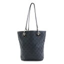 グッチ GUCCI ショルダーバッグ GGキャンバス キャンバス/レザー ブラック レディース 120840 送料無料【中古】 e57978a