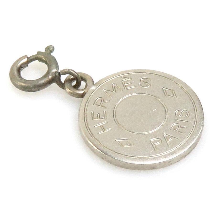 エルメス HERMES ペンダントトップ BIJOUTERIE FANTAISE セリエ メタル マットシルバー レディース 送料無料【中古】 e57996a
