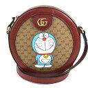 グッチ GUCCI 斜め掛けショルダーバッグ GUCCI x DORAEMON PVC/レザー ブラウン/ブルー/バーガンディ ゴールド ユニセックス 625216 送料無料【中古】 e58383f