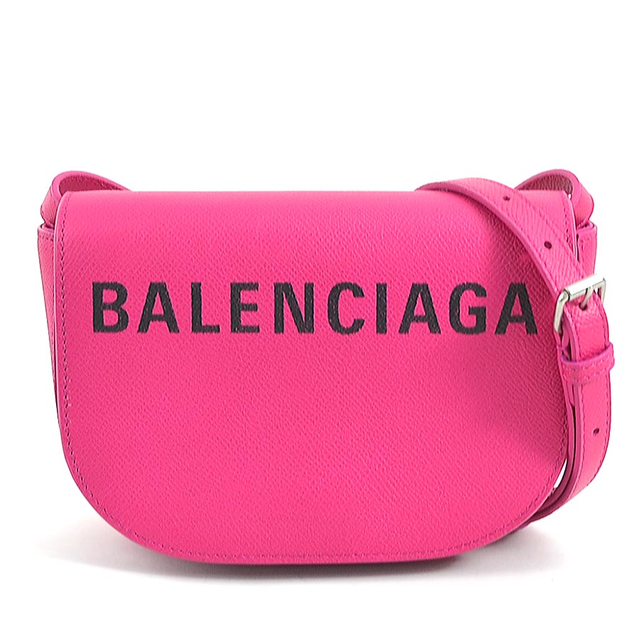 楽天ブランドバリューバレンシアガ BALENCIAGA 斜め掛けショルダーバッグ Ville Day Bag XS レザー ピンク レディース 送料無料【中古】 e58447f