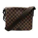 ルイ ヴィトン LOUIS VUITTON 斜め掛けショルダーバッグ ダミエ ディストリクトPM ダミエキャンバス ブラウン ユニセックス N41213 送料無料【中古】 z0396