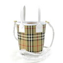 バーバリー BURBERRY ハンドバッグ 斜め掛けショルダーバッグ キャンバス/レザー ホワイト×ベージュ系 レディース 送料無料【中古】 h30210f