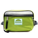 マークジェイコブス MARC JACOBS ボディバッグ ウエストポーチ ポリエステル グリーン×イエロー×グレー レディース 送料無料【中古】 t19279a