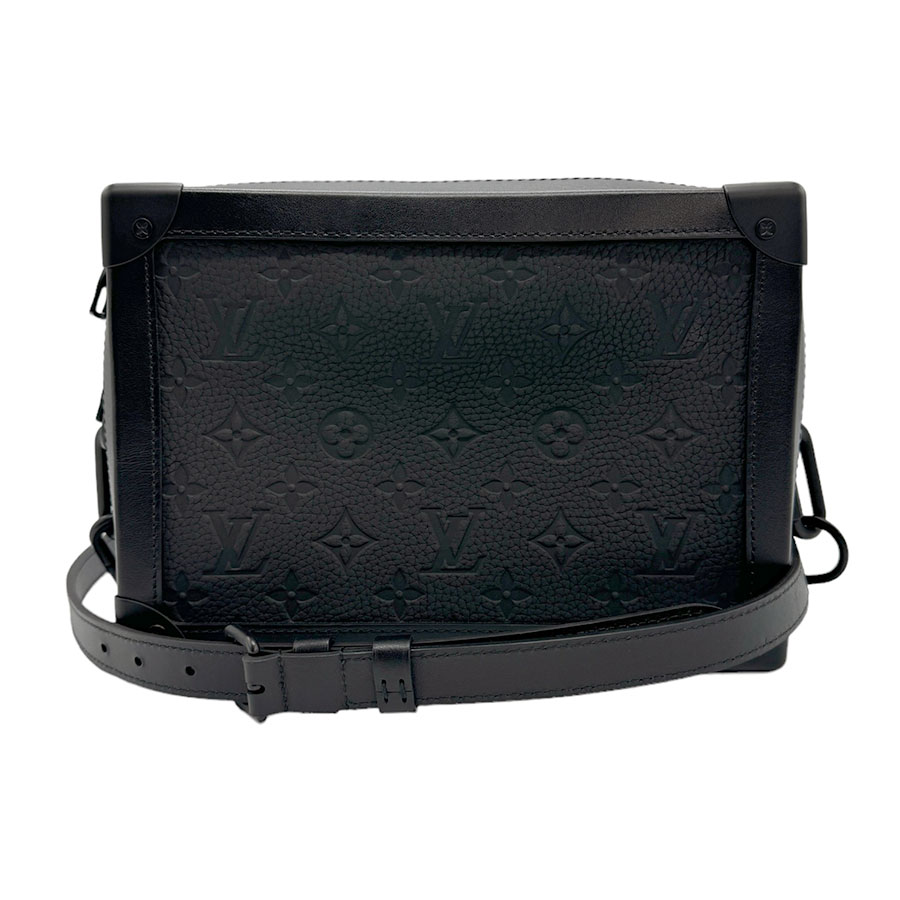 ルイ ヴィトン LOUIS VUITTON ショルダーバッグ モノグラム ミニ ソフトトランク/トリヨン ブラック メンズ M55700 送料無料【中古】 z0878