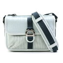 クリスチャンディオール Christian Dior ショルダーバッグ メッセンジャーバッグ PARLEY コラボ ナイロン ミントグレー メンズ 送料無料【中...