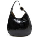 ジミーチュウ JIMMY CHOO ショルダーバッグ パイソン ブラック レディース 送料無料【中古】 t19334a
