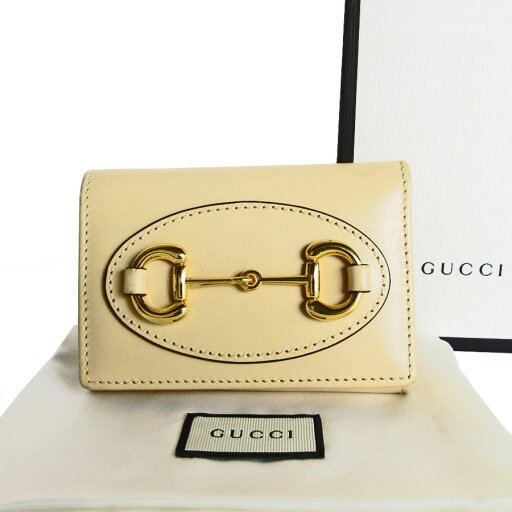 グッチ GUCCI 三つ折り財布 コンパクトウオレット ホースビット レザー ベージュ ゴールド レディース 644462 送料無料【中古】 s0153j グッチ GUCCI 三つ折り財布 コンパクトウオレット ホースビット レザー ベージュ ゴールド レディース 644462 送料無料【中古】 s0153j