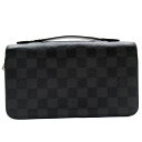ルイ ヴィトン LOUIS VUITTON オーガナイザー セカンドバッグ ダミエグラフィット ジッピーXL ダミエグラフィットキャンバス ブラック メンズ 送...