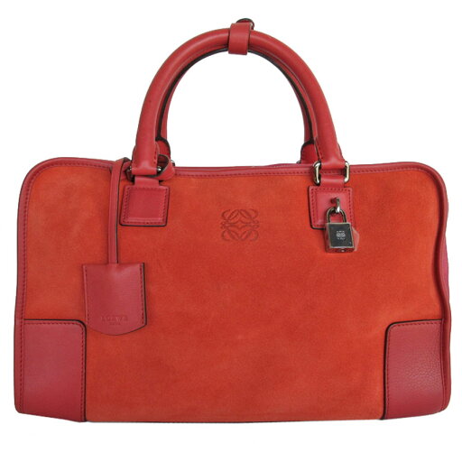 ロエベ LOEWE ハンドバッグ アマソナ36 スエード/レザー レッド レディース 送料無料【中古】 s0300a ロエベ LOEWE ハンドバッグ アマソナ36 スエード/レザー レッド レディース 送料無料【中古】 s0300a