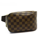 ルイ ヴィトン LOUIS VUITTON ボディバッグ ダミエ ジェロニモス ダミエキャンバス ブラウン ゴールド ユニセックス N51994 送料無料【中古...