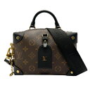 ルイ ヴィトン LOUIS VUITTON 斜め掛けショルダーバッグ ハンドバッグ モノグラム プティットマル スープル モノグラムキャンバス ブラウン/ブラッ...