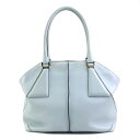 トッズ TOD’S ハンドバッグ レザー ライトブルー レディース 送料無料【中古】 r10226a