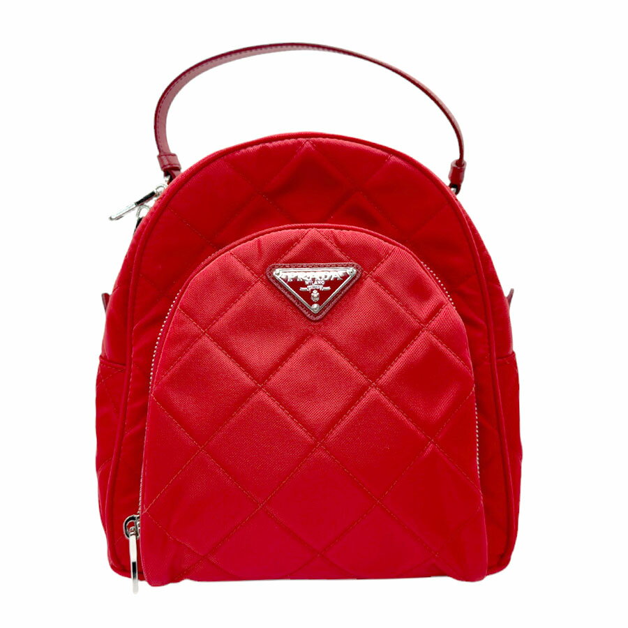 PRADA◇リュック/ナイロン/RED - リュックサック、デイパック PRADA◇リュック/ナイロン/RED - リュックサック、デイパック