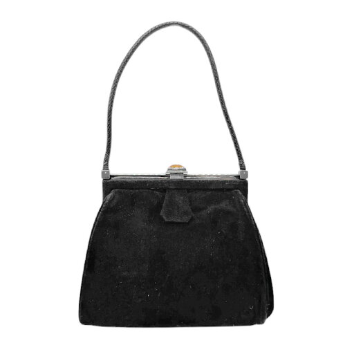 エルメス HERMES ハンドバッグ スエード ブラック/オレンジ レディース 送料無料【中古】 n0727 エルメス HERMES ハンドバッグ スエード ブラック/オレンジ レディース 送料無料【中古】 n0727