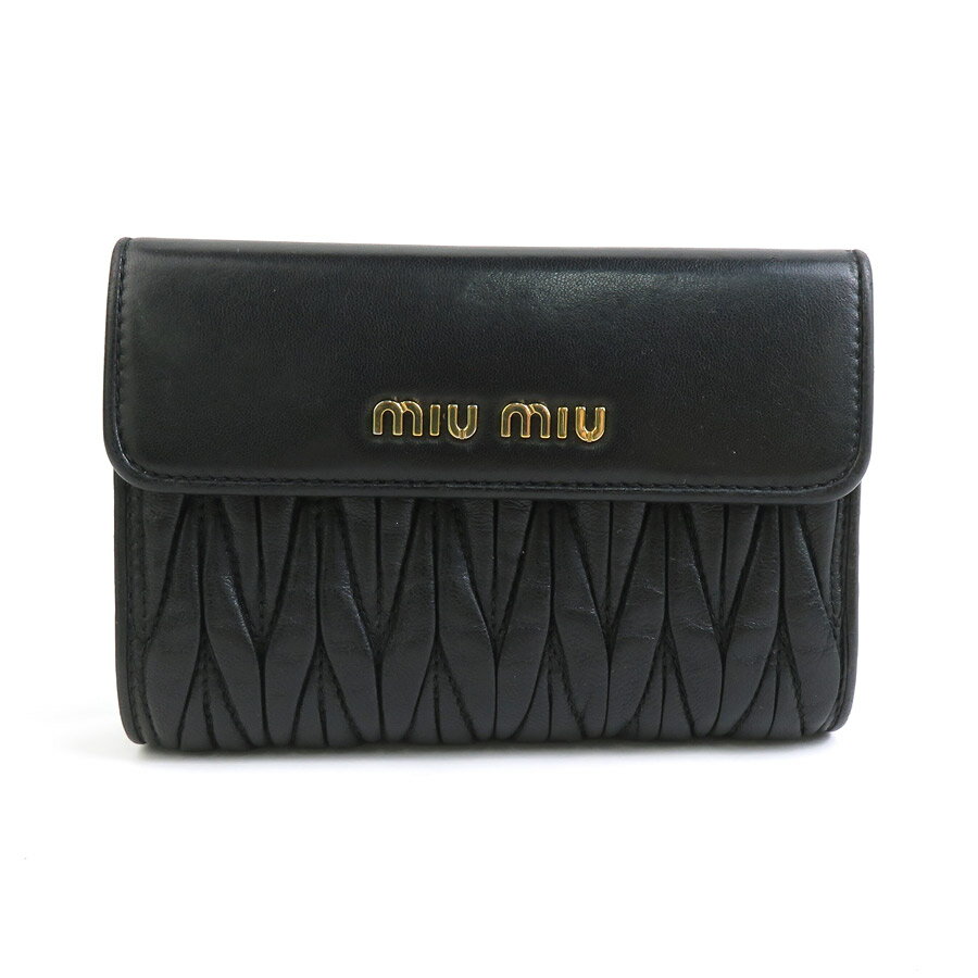 楽天市場】miumiu マテラッセ ブラック(財布・ケース|バッグ 楽天市場】miumiu マテラッセ ブラック(財布・ケース|バッグ