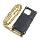 ルイ ヴィトン LOUIS VUITTON スマートフォンケース iPhone14 Proケース リ トランク IPHONE 14 PRO メタル/TPU ノワ...