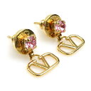 ヴァレンティノ ガラヴァーニ Valentino Garavani ピアス Vロゴ メタル ゴールド レディース 送料無料【中古】 55828k