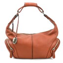 トッズ TOD’S ハンドバッグ レザー ブラウン レディース 送料無料【中古】 h30775a