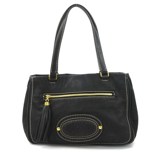 ロエベ LOEWE ショルダーバッグ アナグラム レザー ブラック ゴールド レディース 送料無料【中古】 e59815k ロエベ LOEWE ショルダーバッグ アナグラム レザー ブラック ゴールド レディース 送料無料【中古】 e59815k