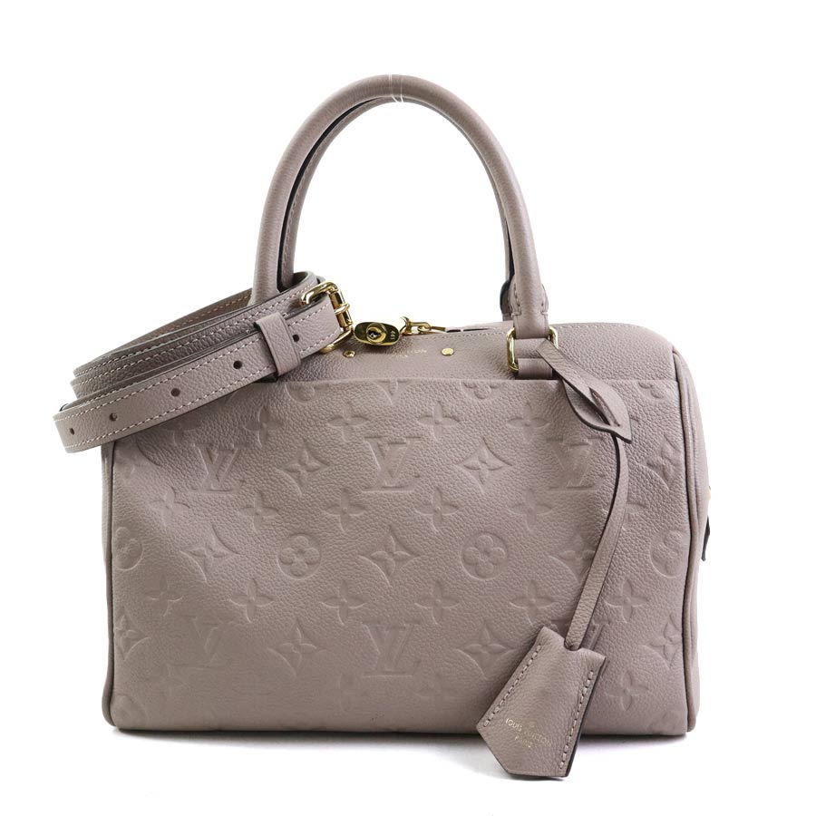 ルイ ヴィトン LOUIS VUITTON ハンドバッグ ショルダーバッグ モノグラムアンプラント スピーディバンドリエール 25 モノグラムアンプラント グレーパープル ゴールド レディース M44068 送料無料【中古】 e59837i