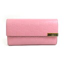 グッチ GUCCI 長財布 レザー ピンク ユニセックス 291099 送料無料【中古】 r10322a