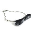 スワロフスキー SWAROVSKI バングル メタル/スワロフスキー ブラック系 レディース 送料無料【中古】 55862g(4)