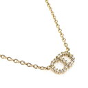 クリスチャンディオール Christian Dior ネックレス メタル ゴールド レディース 送料無料【中古】 r10366g
